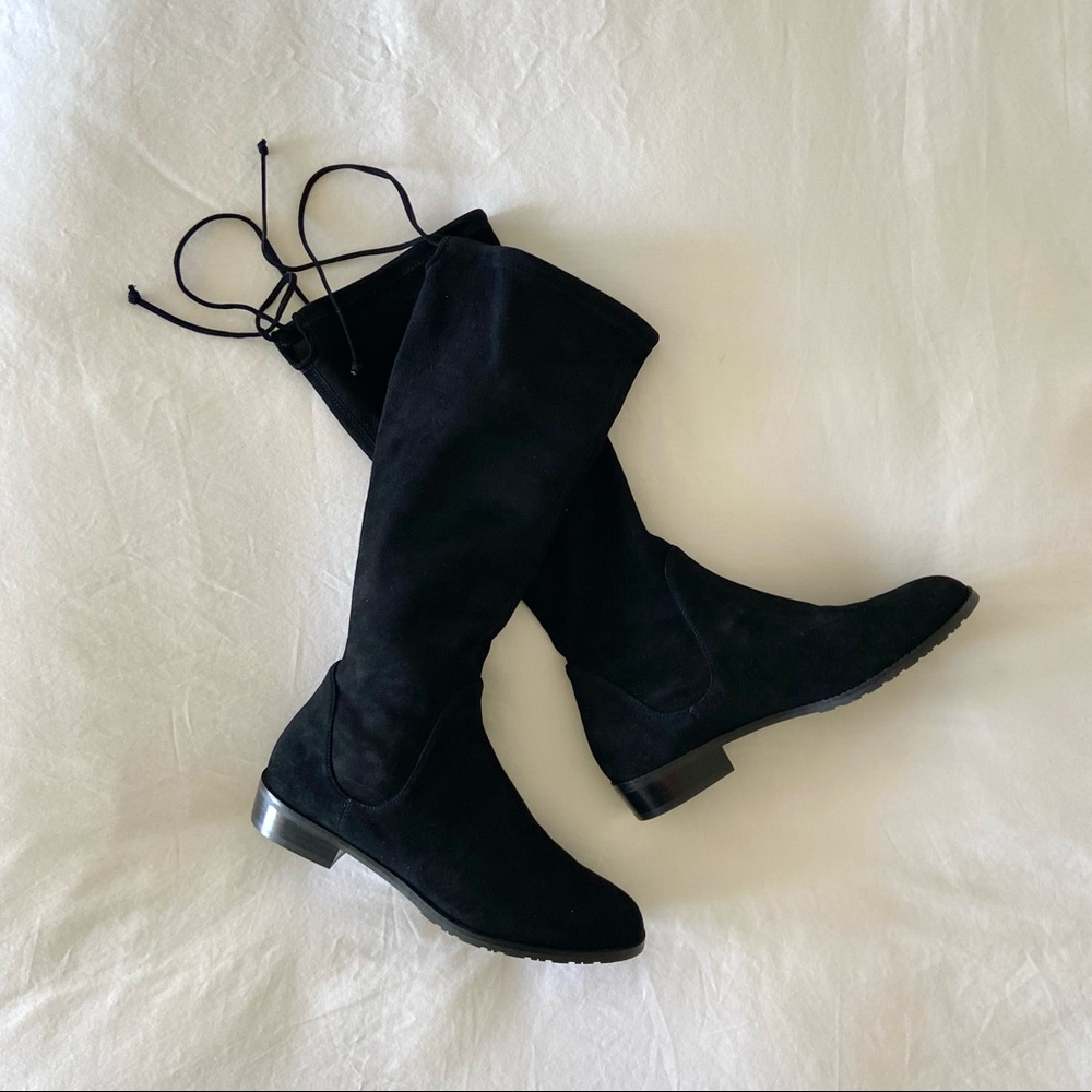 Stuart Weitzman Lilene Suede Tall Boots - Picture 2 of 7